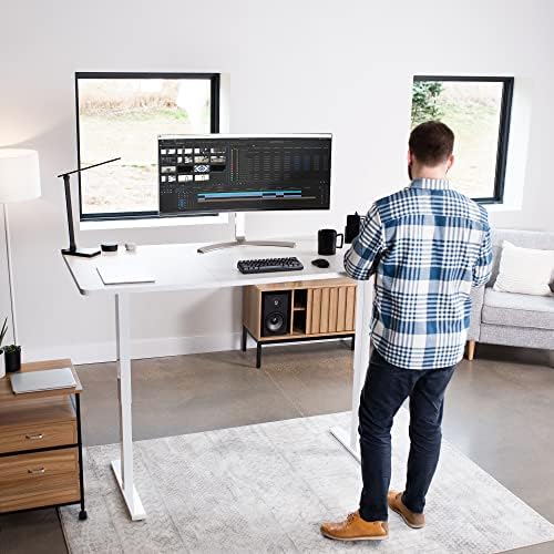 VIVO White 71 x 30 in Standing Desk, DESK-KIT-E2W7W - Image 2
