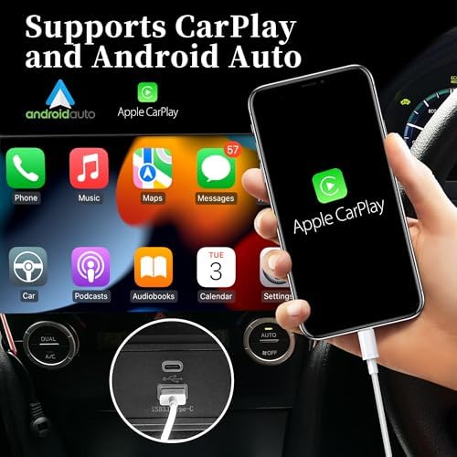 Carplay USB Interface Hub, HC3Z-19A387-B/D/E/F/G Upgrade USB/Type-C Module Support Apple Carplay Android for Ford F-150 SYNC 3 Version 3.4 Support Fast Charging - Image 5