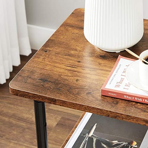 VASAGLE 3-Tier Printer Stand with Locking Wheels, Under Desk Printer Table - Image 5