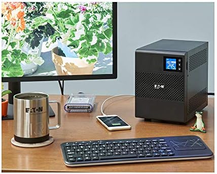 Eaton 5SC1000 Pure Sinewave UPS Battery Backup, 1000VA / 700W, AVR, LCD Display, Line Interactive - Image 2