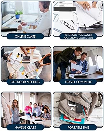 HPRT MT800 Portable Printer Wireless for Travel Bluetooth Android iPhones Laptops Printing with Case (MT800-Black) (Renewed) - Image 4