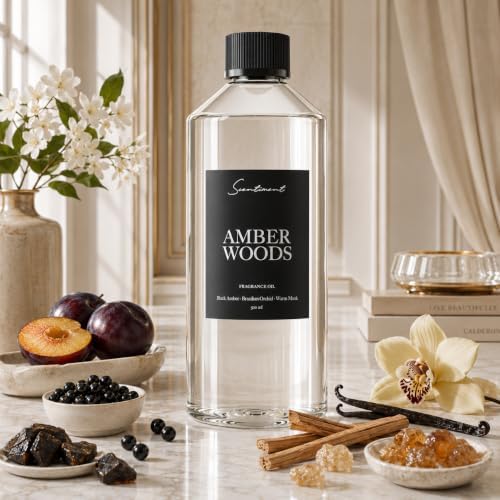 Scentiment Amber Woods Hotel Diffuser Oil -Fragrance Oil -16.91fl oz(500mL) - Image 2