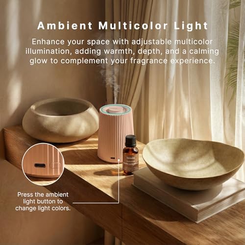 Homedics Waterless Essential Oil Diffuser with 15ml Vanilla Cedarwood Oil - Image 4