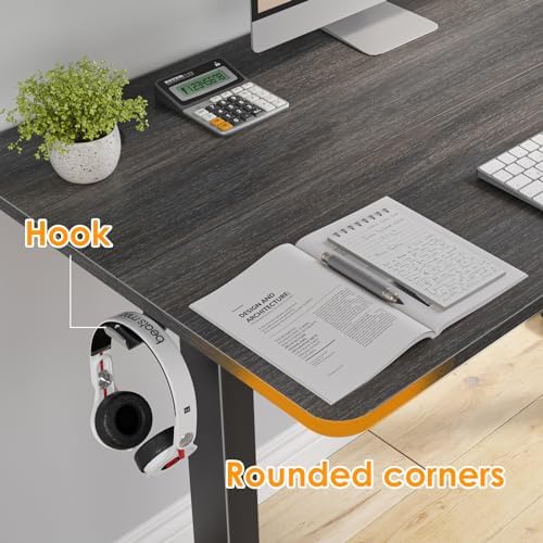 STARY Electric Standing Desk Adjustable Height Sit Stand Home Office Desk with Splice Board - Image 5