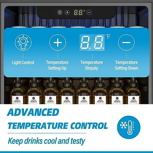 Erivess 1.7 Cu Ft Mini Fridge, 76 Cans Freestanding Beverage Refrigerator - Image 6