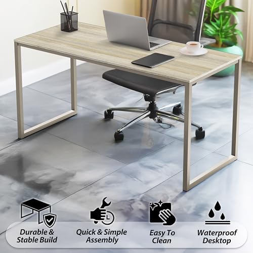 SHW Mission 32-Inch Home Office Computer Desk, Maple - Image 4