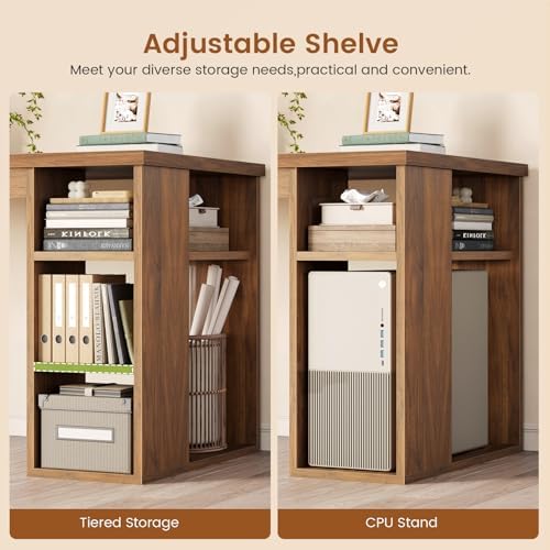 SEDETA 55.1" Farmhouse Executive Office Desk with 3 Drawers for Home Office - Image 4
