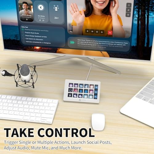 AJAZZ AKP153 Stream Studio Controller Keypad Type-c Wired Keyboard-White - Image 6