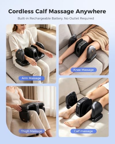 EaseZen Foot and Calf Massager with Heat, 2 in 1 Detachable for Neuropathy - Image 3