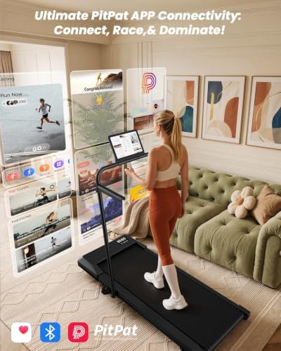 Superun Walking Pad with 6% Incline, 2.5HP Under Desk Treadmill, 300lbs - Image 6