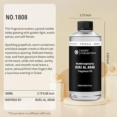 Luxury Scent Diffuser Oil – Hotel Style Fragrance Oil for Home, Large Room – Long Lasting Aroma Oil for Ultrasonic & Waterless Diffusers - Image 5