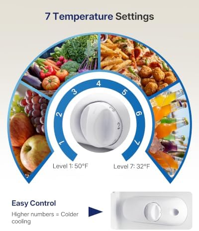 Upstreman 1.5 Cu.Ft All-Refrigerator Mini Fridge, Silver-CR16 - Image 3
