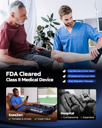EaseZen Leg Compression Massager for Circulation & Muscle Pain Relief FSA - Image 3