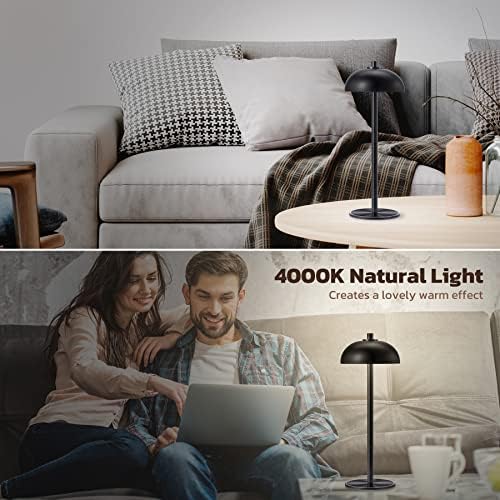 1 Pack Cordless Table Lamp Rechargeable, 5000mAh Battery Table Light - Image 3