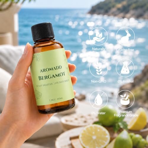 AROMADD Bergamot Diffuser Oil Inspired by Luxury Hotel Scent, 100 mL - Image 4