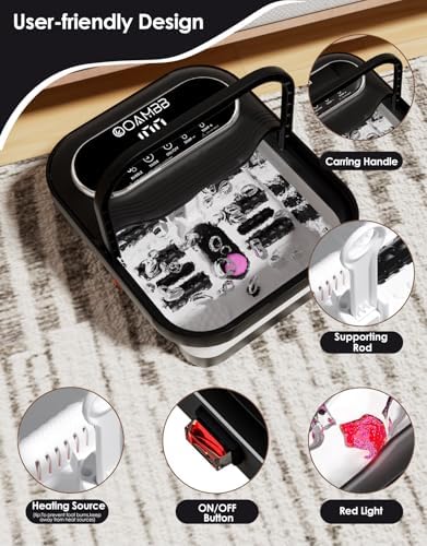 OOAMBB Collapsible Foot Spa Bath with Remote Control,Heat,Bubble,Timer - Image 5