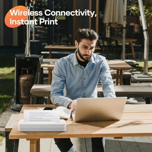 Portable Thermal Printer Wireless for Travel, Inkless Bluetooth Printer - Image 5
