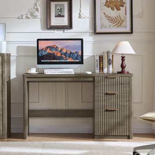 LEYAOYAO Office Desk 48" with 3 Drawers Storage File Cabinet - Image 4
