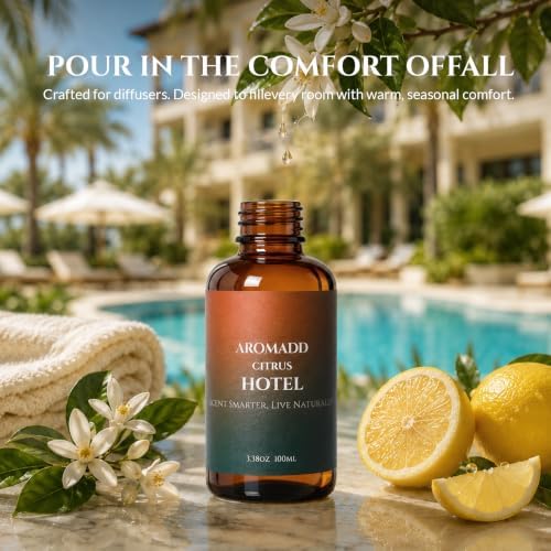 AROMADD Citrus Hotel Diffuser Oil Inspired by Luxury Hotel Scent, 100 mL - Image 3