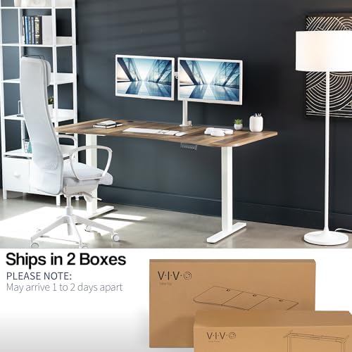 VIVO Reclaimed Wood 60 x 24 in Standing Desk, DESK-KIT-E2W1P - Image 5