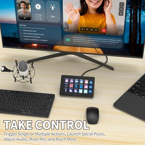 AJAZZ AKP153 Stream Studio Controller Keypad Type-c Wired Keyboard-Black - Image 6