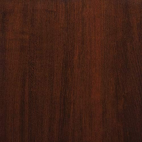 Sauder Palladia Office Desk with Drawers, Executive Desk with File Cabinet Storage, Cable Management, Keyboard Tray, in Select Cherry Finish - Image 6