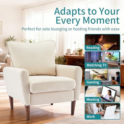 OLIXIS Comfy Accent Chair for Living Room Bedroom and Waiting Room - Image 6