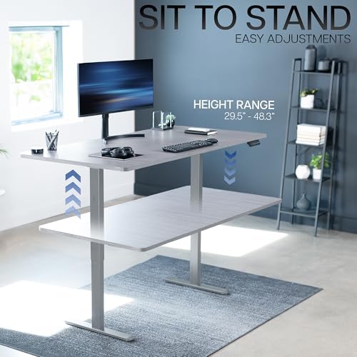 VIVO Dark Gray 71 x 36 in Standing Desk, DESK-KIT-E2G7G-36 - Image 6