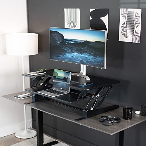 VIVO Black 42 in Standing Desk Converter, DESK-V000VL - Image 2