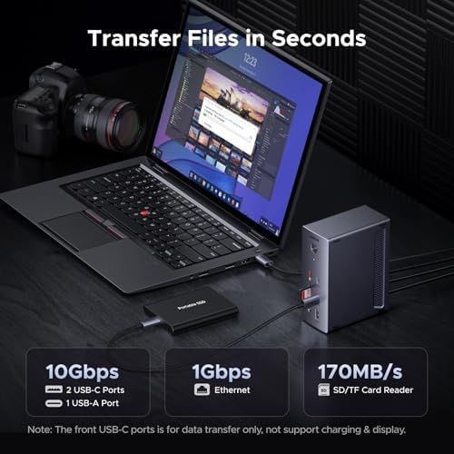 UGREEN USB C Docking Station Triple Monitor, 2xHDMI+DP, Only for Win Host - Image 5