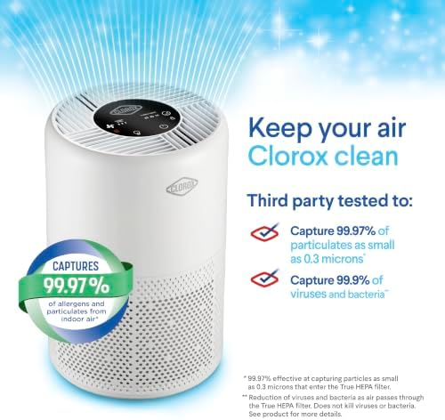 Clorox Small Room Turbo Air Purifiers for Home With True HEPA Filter - Image 3