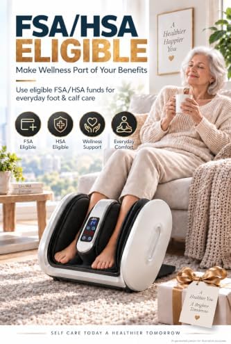 Shiatsu FSA Foot Massager with Heat, HSA Eligible Electric Foot Massager - Image 3