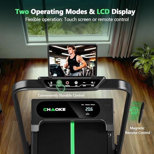 Walking Pad Treadmills for Home with 7.5MPH, Built-in Speaker, Upgrade 3.0HP Foldable Treadmills with 10% Incline, Compact Running Machine with APP, 350 LBS, LED Display, Remote Control - Image 7