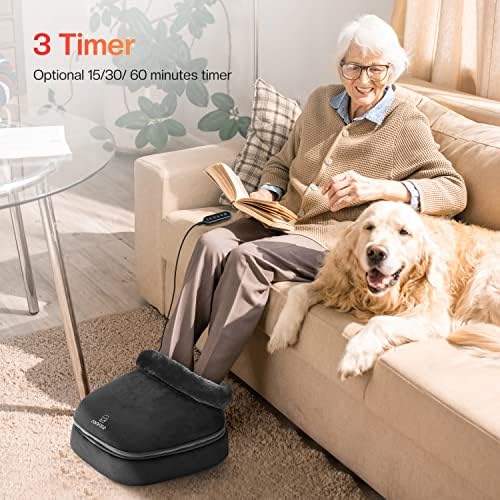 COMFIER 2-in-1 Shiatsu Foot & Back Massager with Heat, Electric Foot Warmer for Women,Men,Feet Massager Machine, Feet Heater,Gifts - Image 5