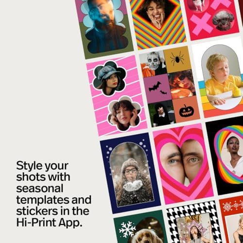 Polaroid Hi-Print - 2nd Generation Bluetooth Connected 2x3 Pocket Photo Dye-Sub Printer - White Printer Only (9128) - Image 6