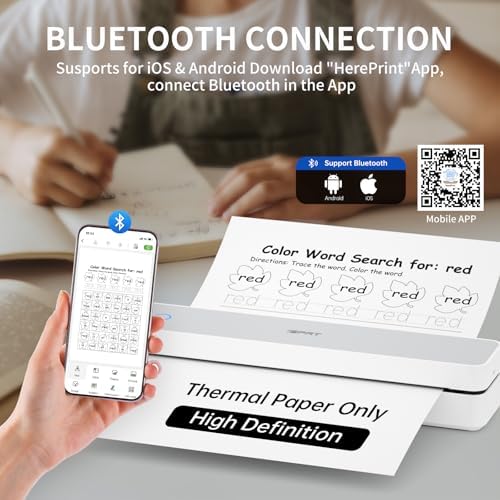iDPRT Portable Inkless Printer for Travel,Wireless Thermal Printers - Image 2