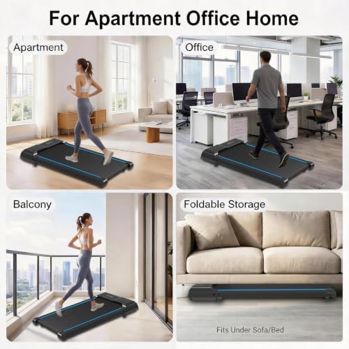 Quiet Under Desk Compact Electric Treadmill for Home and Office - Image 5