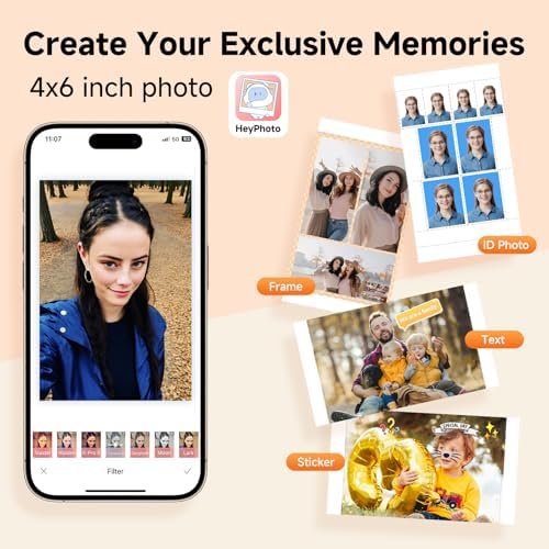 HPRT CP4100 4x6 Photo Printer, Desktop Instant Picture Printer, Wi-Fi Print - Image 3