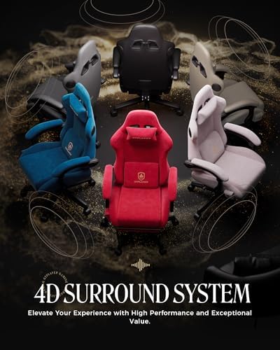 GTPLAYER Gaming Chair, Comfort Computer Office Chair for Adults, Cherry Red - Image 4