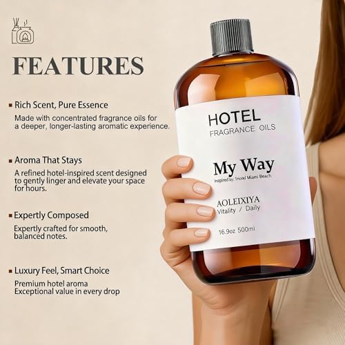 My Way Diffuser Oil Waterless Hotel Essential Oils for Diffusers for Home Inspired by The 1 Hotel Miami Scent - Premium Hotel Collection Diffuser Oil (16.9 Fl Oz (Pack of 1) - Image 6