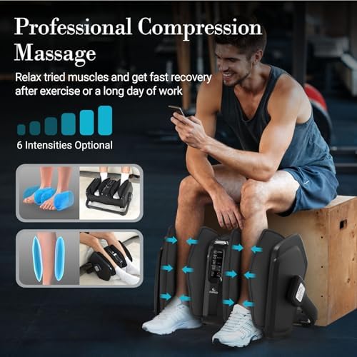 CuPiLo Shiatsu Foot Calf Massager with Heat & Remote, FSA Eligible HSA - Image 3