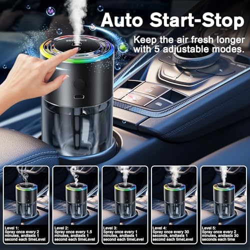 Amor Lyris Smart Car Air Freshener Diffuser, 5.7 fl oz Car Diffuser - Image 4