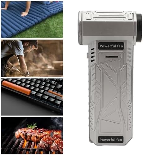 Electric Air Duster, 150000RPM Rechargeable Handheld Turbine Fan, 8000mAh Battery, ABS Material, 5.9x2.8 Inch - Image 5