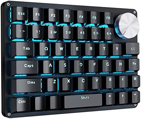 Koolertron One-Handed 45-Key Programmable Macro Keypad, Red Switch by Koolertron