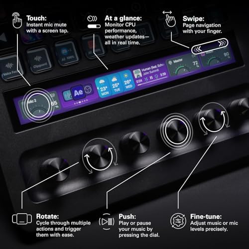 Elgato Stream Deck + XL Control Platform, Dials, Touch Strip - Image 4
