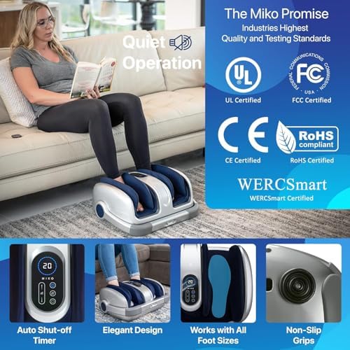 MIKO Shiatsu Foot, Leg and Calf Massager with Heat - Image 6