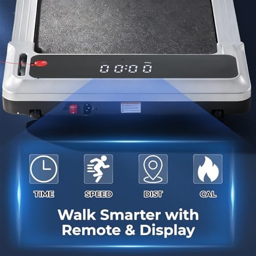 Walking Pad Treadmill for Home, Lightweight Walk Machine with Remote Control and LED Display, Portable Treadmill Under Desk for Walking, Jogging, Running - Image 3