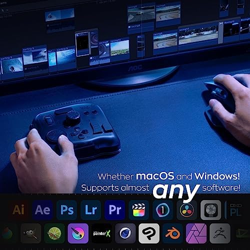TOUR BOX Elite - Editing Controller, Wireless Professional Console, Grey - Image 3