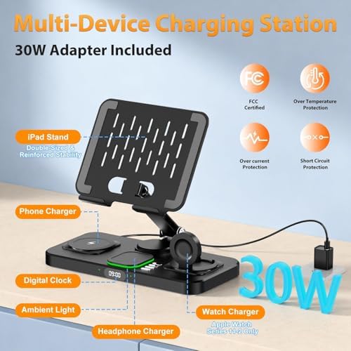 Wireless Charging Station for Apple Devices, Only for Apple Watch Charging - Image 3