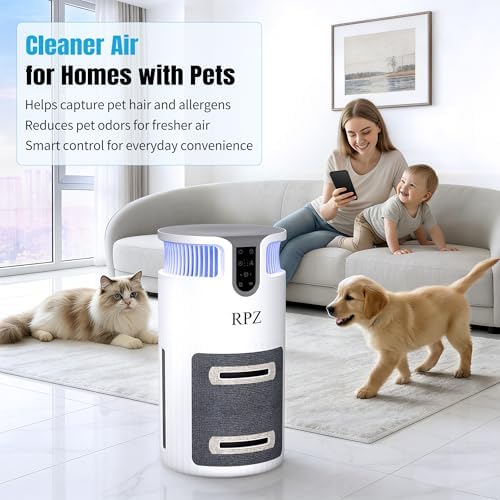 RPZ Smart Pet Air Purifier with WiFi, Washable HEPA Filter - Image 3